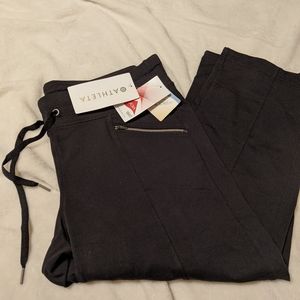 Metro Slouch cropped Athleta black pants.